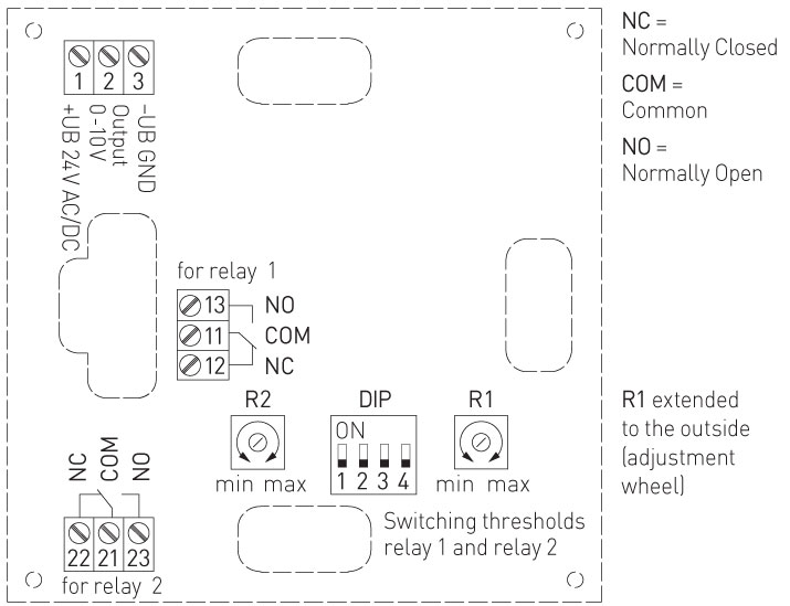 Elektronisk hygrometer kredsløbsdiagram RHT-30U