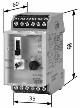 Dimensioner for KRS-C12 3VHR