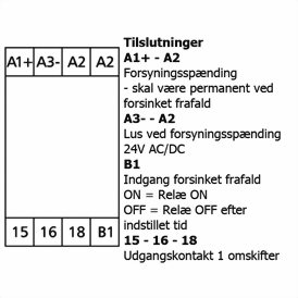 Ledningsdiagram for MARK E08-U Ledningsdiagram for MARK E08-U