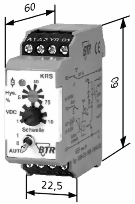 Dimensioner for KRS-E08 HRP