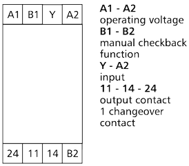 Tilslutningsdiagram for KRS1-E08 HR3