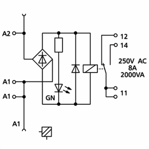 Ledningsdiagram for KRA-F8/21