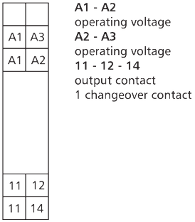 Tilslutningsdiagram for KRA-S-F8/21 Tilslutningsdiagram for KRA-S-F8/21