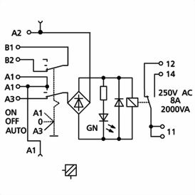 Ledningsdiagram for KRA-SR-F10/21