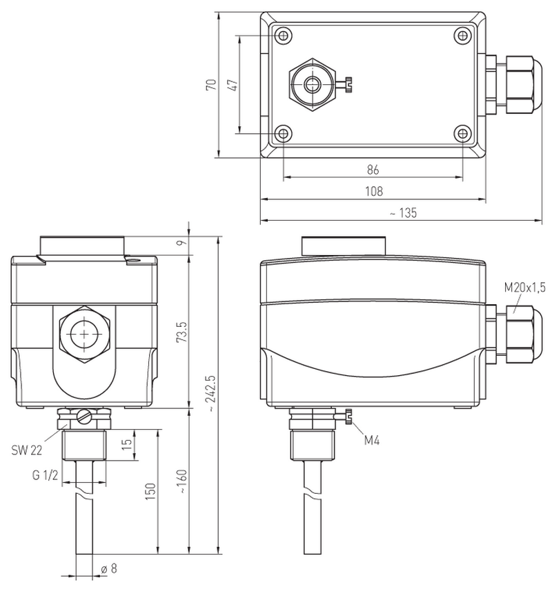 Dimensioner for ETR TR Dimensioner for ETR TR