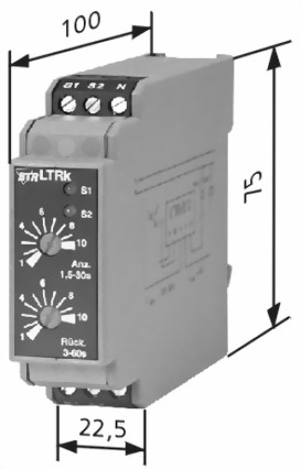 Dimensioner for LTRk-E12 Dimensioner for LTRk-E12