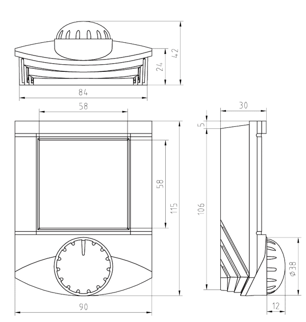 Dimensioner for MBR 010