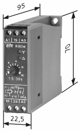 Dimensioner for RSDw-E10