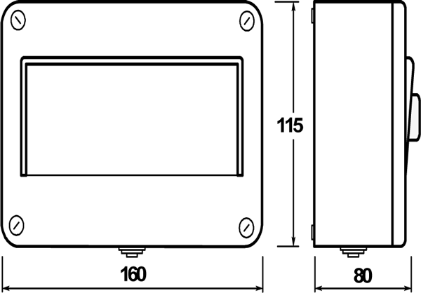 Dimensionstegning over SE148K