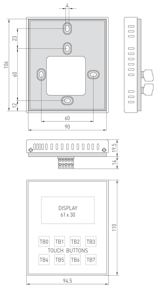 Dimensioner RYMASKON 200