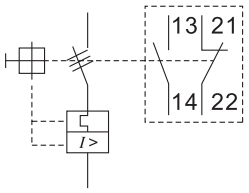 Kredsløbsdiagram for hjælpekontakt | signalkontakt