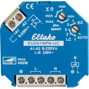 Billede af Lysdæmper med elektronisk kiprelæ til indbygning i dåse