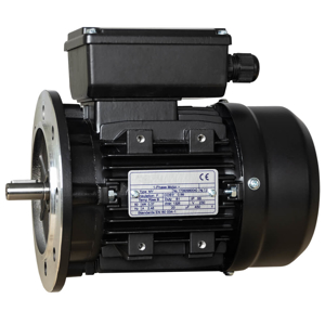 Billede af Elmotor 1360 rpm, lavt startmoment 0,06kW | 0,08hk, B5 stor flange, 1 faset 230V