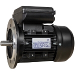 Billede af Elmotor 2810 rpm, lavt startmoment 0,75kW | 1hk, B5 stor flange, 1 faset 230V