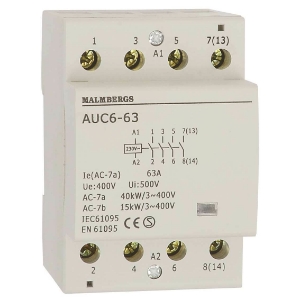 Billede af Kontaktor 63 Amp, 4 pol, spolespænding 230V