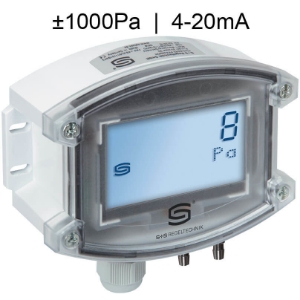 Billede af Differenstryktransmitter | 4-20mA | ±1000 Pa | Display |til luft