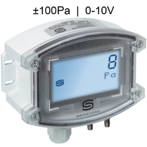 Billede af Differenstryktransmitter | 0-10V | ±100 Pa | Display | til luft