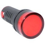 Billede af Rød signallampe med blink 230V AC til indbygning