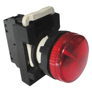 Billede af Rød signallampe 230V AC/DC