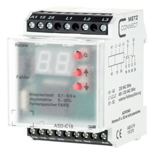 Billede af Fase overvågningsrelæ til kontrol af rigtig fasefølge, asymmetri, fasebrud