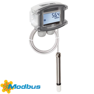 Billede af Modbus pendel temperaturføler med display IP65