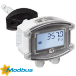 Billede af Kanal modbus | Temp | Fugt | Tryk ±500 Pa | display