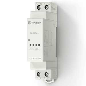 Billede af Kiprelæ elektronisk 230V  | 1 slutte til indbygning i gruppetavle Fabr. Finder