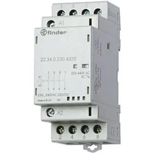 Billede af Kontaktor 25Amp, 4 pol, spolespænding 230V