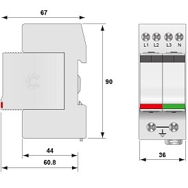 Dimension CITEL DS440-230/G