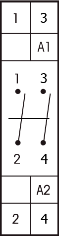 Tilslutningsdiagram Eltako kiprelæ S12-200