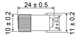 Dimension BA9 led: