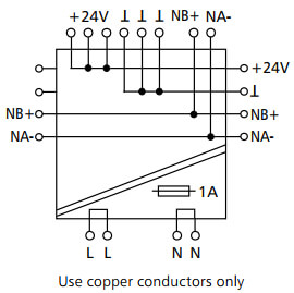 Blokdiagram for strømforsyning NG4