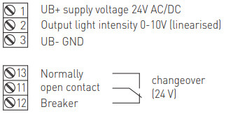 Tilslutningdiagram for ABWF-F