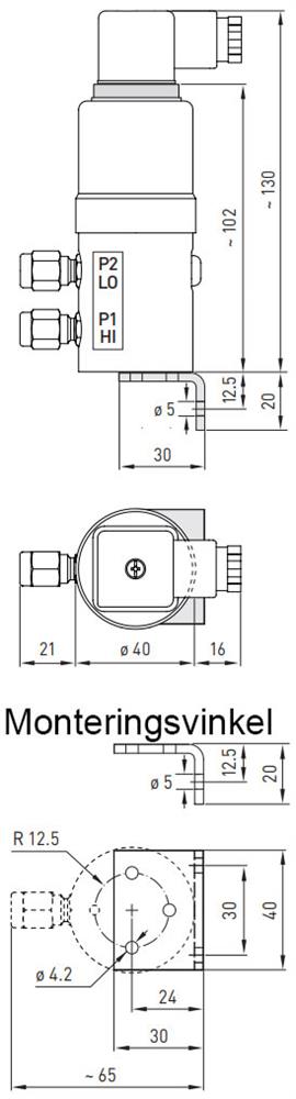 Dimensioner for SHD692