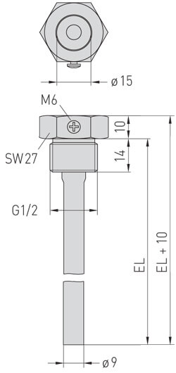 Dimensioner for rustfri stål dykrør